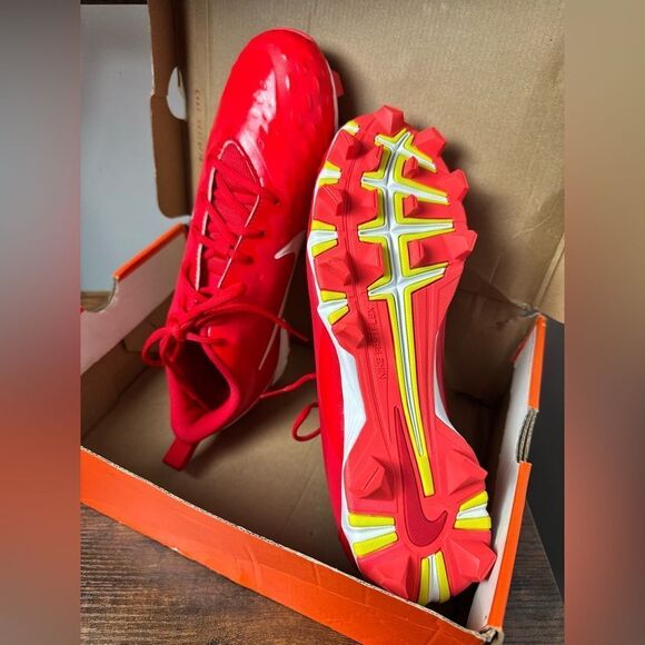 Nike Hyperdiamond 2 Keystone Softball Cleats men’s size 12US/44,5EU NEW red - Picture 12 of 12